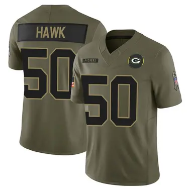 A.J. Hawk Youth Limited Olive Green Bay Packers 2025 Salute to Service Jersey