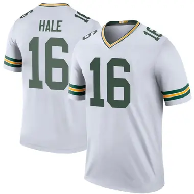 Alex Hale Men's Legend White Green Bay Packers Color Rush Jersey