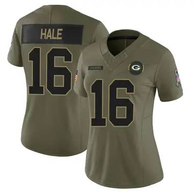 Alex Hale Women's Limited Olive Green Bay Packers 2025 Salute to Service Jersey
