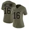 Alex Hale Women's Limited Olive Green Bay Packers 2025 Salute to Service Jersey