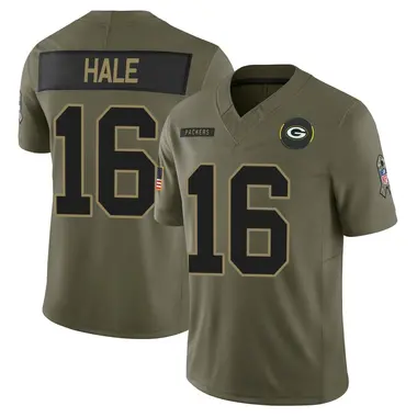 Alex Hale Youth Limited Olive Green Bay Packers 2025 Salute to Service Jersey