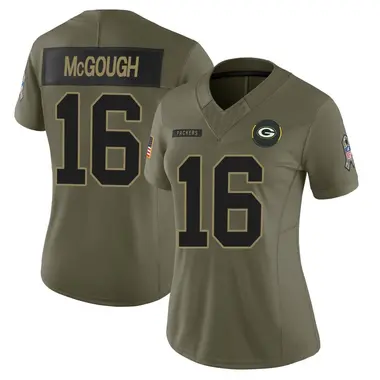 Alex McGough Women's Limited Olive Green Bay Packers 2025 Salute to Service Jersey