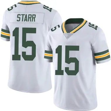Bart Starr Men's Limited White Green Bay Packers Vapor Untouchable Jersey