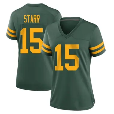 Bart Starr Women's Game Green Green Bay Packers Alternate Jersey
