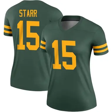 Bart Starr Women's Legend Green Green Bay Packers Alternate Jersey
