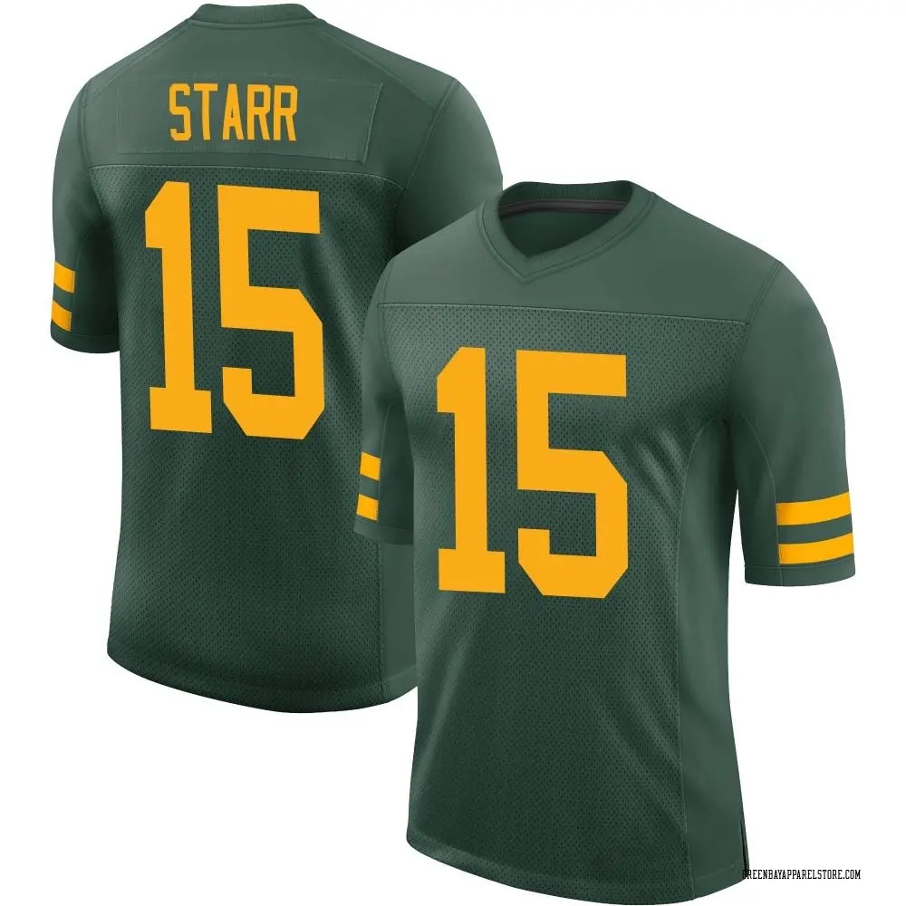 Bart Starr Youth Limited Green Green Bay Packers Alternate Vapor Jersey