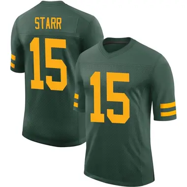 Bart Starr Youth Limited Green Green Bay Packers Alternate Vapor Jersey