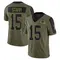 Bart Starr Youth Limited Olive Green Bay Packers 2021 Salute To Service Jersey