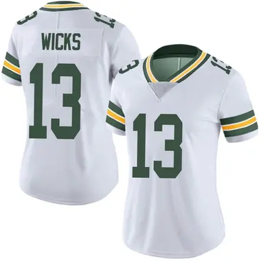 Dontayvion Wicks #13 Sewn Stitched Custom Jersey Green Bay Green All