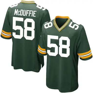 Isaiah McDuffie Youth Game Green Green Bay Packers Team Color Jersey