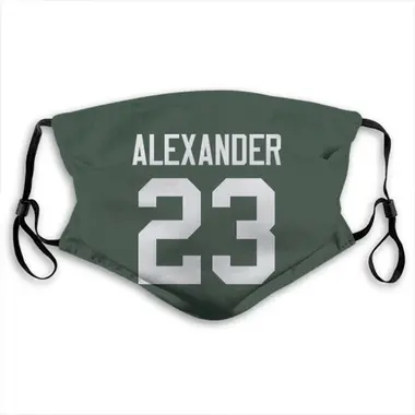 Jaire Alexander Name & Number Green Green Bay Packers Face Mask