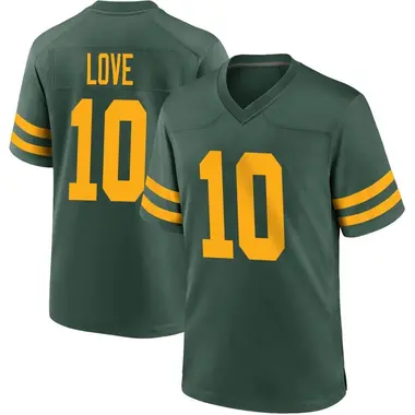 Jordan Love Men's Game Green Green Bay Packers Alternate Jersey