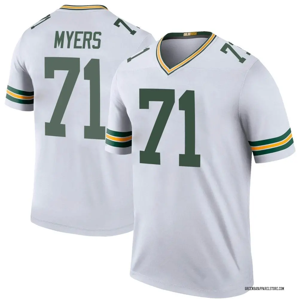 Green bay packers on sale color rush jersey