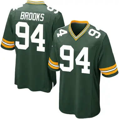 Karl Brooks Men's Game Green Green Bay Packers Team Color Jersey