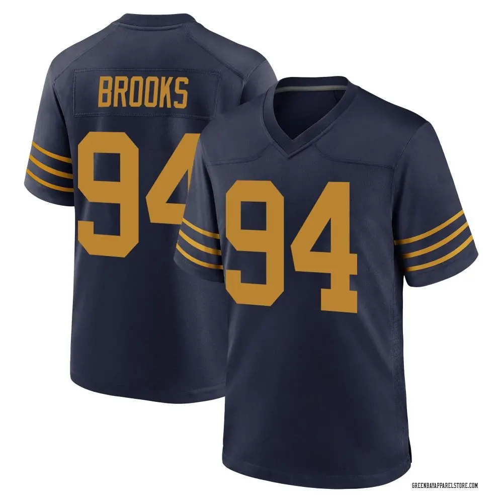 Karl Brooks Men's Game Navy Green Bay Packers The 1923 Classic Jersey