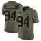Karl Brooks Men's Limited Olive Green Bay Packers 2025 Salute to Service Jersey