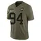 Karl Brooks Men's Limited Olive Green Bay Packers 2025 Salute to Service Jersey