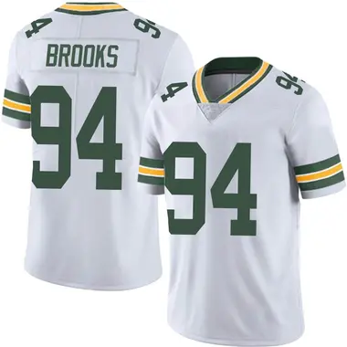 Karl Brooks Men's Limited White Green Bay Packers Vapor Untouchable Jersey