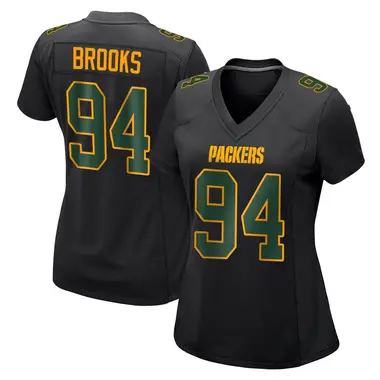 Karl Brooks Women's Game Black Green Bay Packers Fashion Jersey