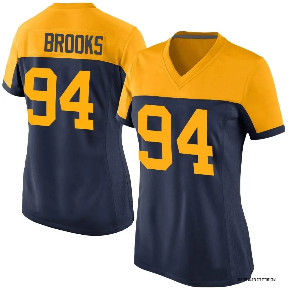Karl Brooks Women's Game Navy Green Bay Packers Alternate Jersey