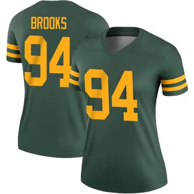 Karl Brooks Women's Legend Green Green Bay Packers Alternate Jersey