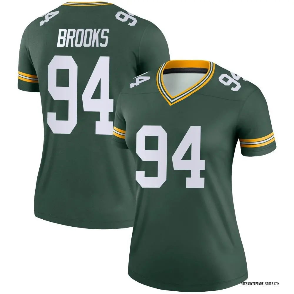 Karl Brooks Women's Legend Green Green Bay Packers Jersey