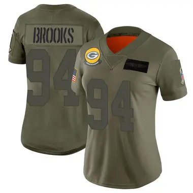 Karl Brooks Women's Limited Camo Green Bay Packers 2019 Salute to Service Jersey