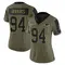 Karl Brooks Women's Limited Olive Green Bay Packers 2021 Salute To Service Jersey