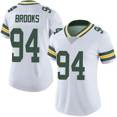 Karl Brooks Women's Limited White Green Bay Packers Vapor Untouchable Jersey