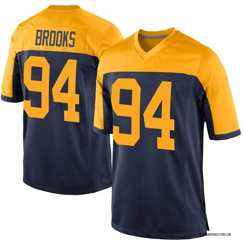 Karl Brooks Youth Game Navy Green Bay Packers Alternate Jersey