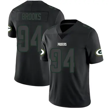 Karl Brooks Youth Limited Black Impact Green Bay Packers Jersey