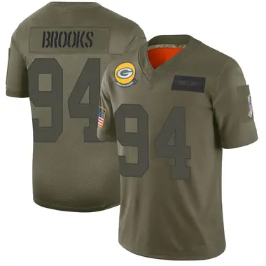 Karl Brooks Youth Limited Camo Green Bay Packers 2019 Salute to Service Jersey